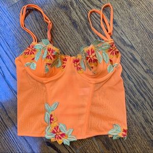 Y2K bustier corset top